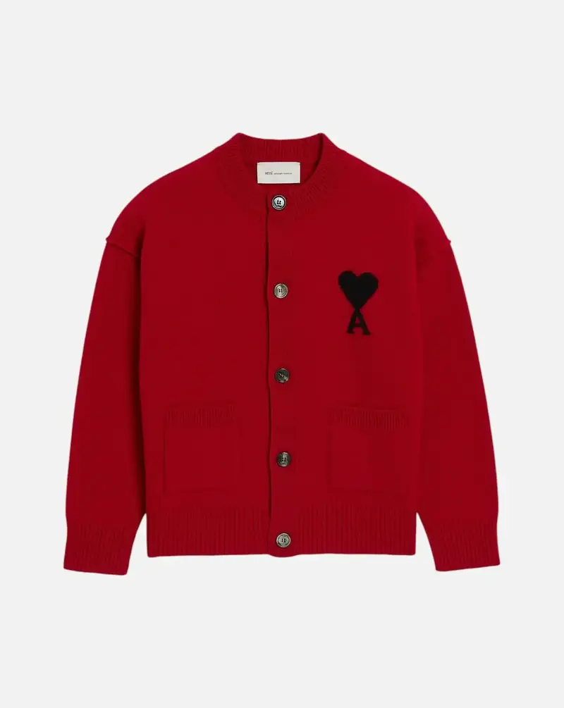 Chaqueta Ami Paris Crewneck Quota Cardigan
