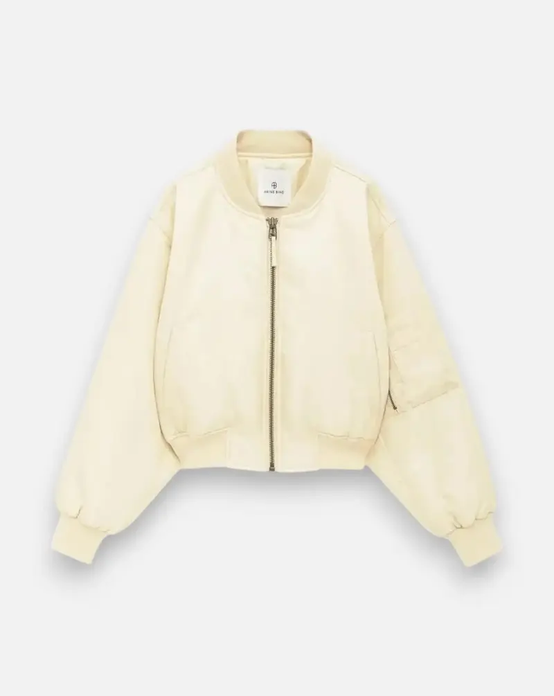 Chaqueta Anine Bing Cropped Leon Bomber