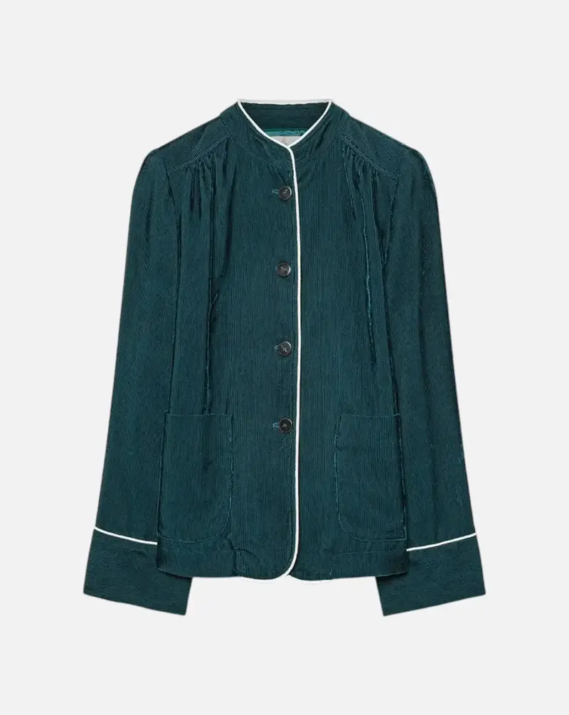 Chaqueta Forte Forte Fluid Ribbed Velvet Tang
