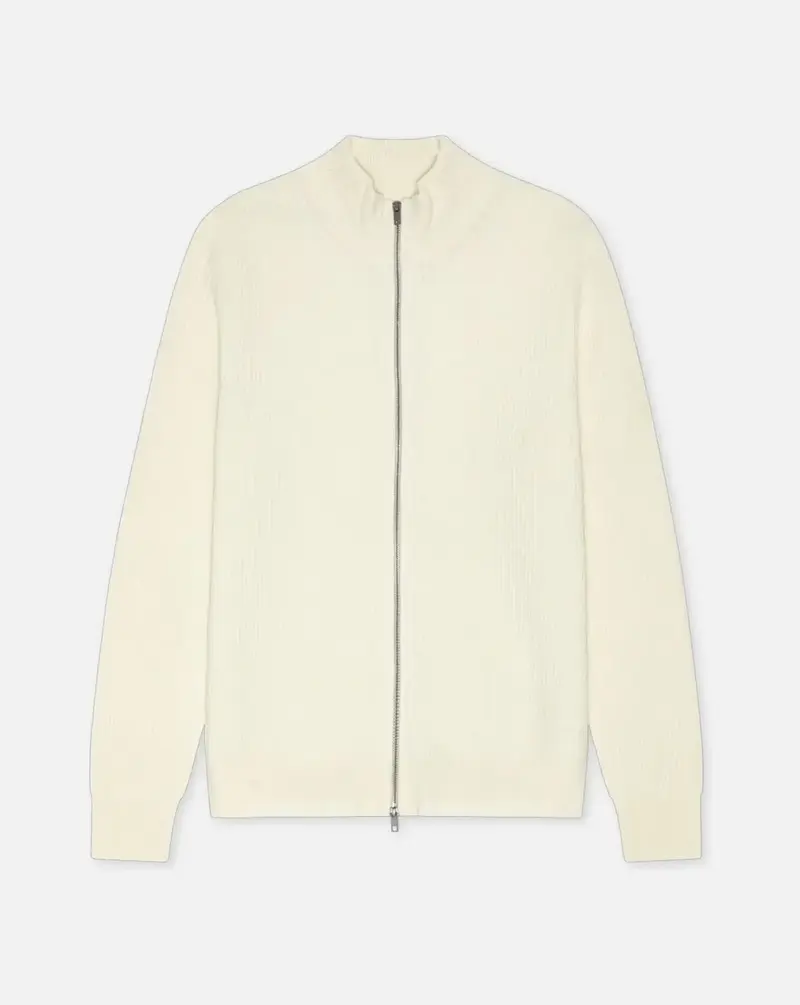 Chaqueta Les Deux Wool Rib Zipper Knit