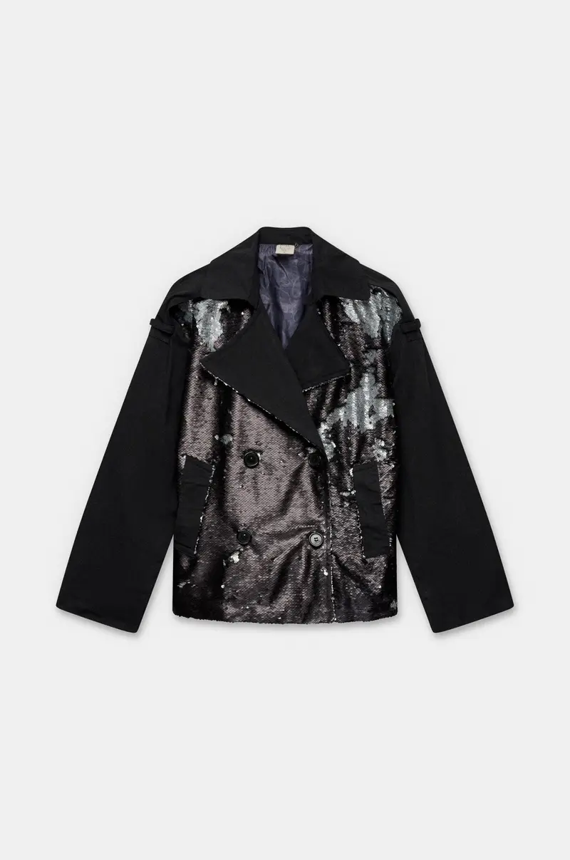 Chaqueta negra con lentejuelas
