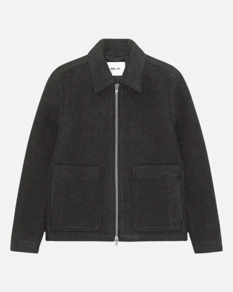 Chaqueta NN.07 Gael - Two-way zipper wool jacket