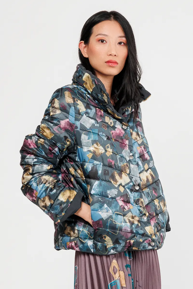 Chaqueta reversible verde