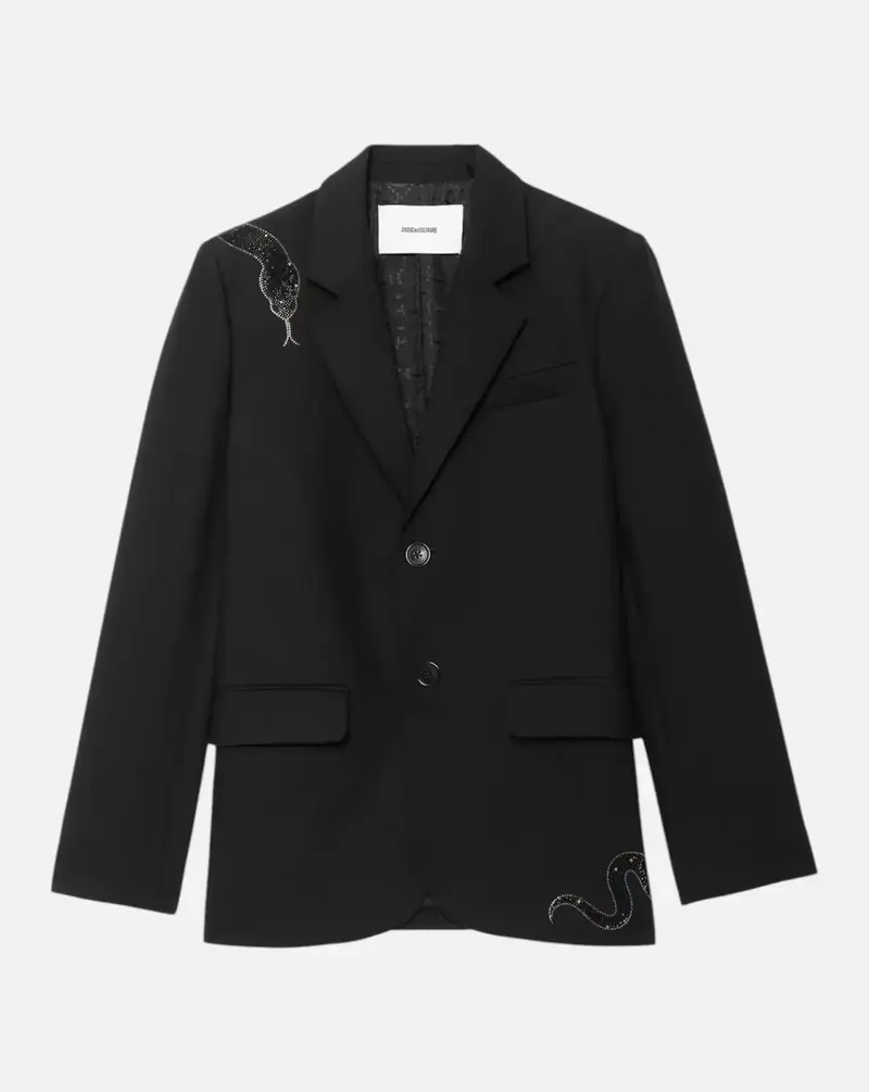 Chaqueta Zadig & Voltaire Vanille Strass Snake