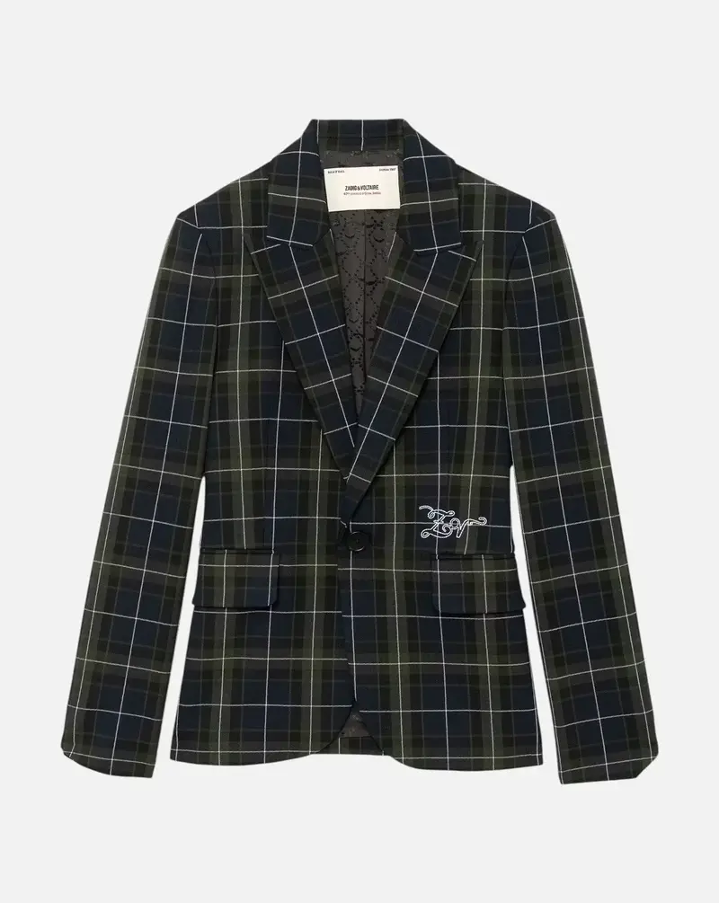 Chaqueta Zadig & Voltaire Vanille Tartan