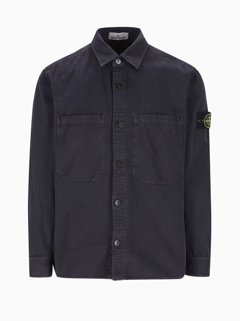 Chest-pocket overshirt