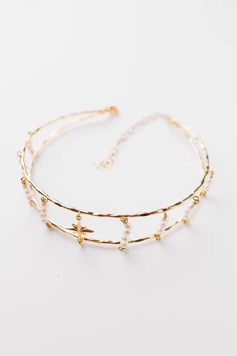 Choker Abbey Blanco