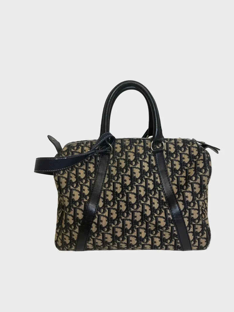 Christian Dior Bowling Trotter 30 Oblique Azul