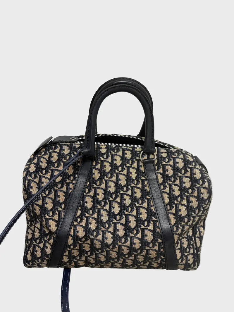 Christian Dior Bowling Trotter 30 Oblique Azul