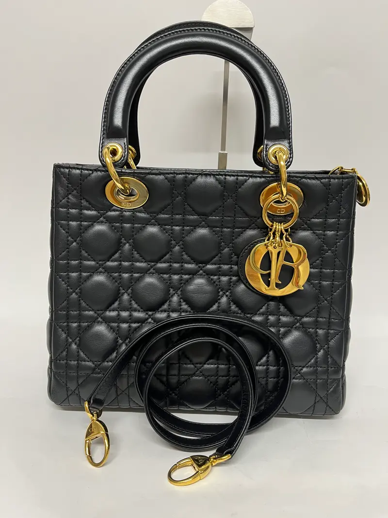 Christian Dior Lady Dior Medium Piel Cordero Cannage