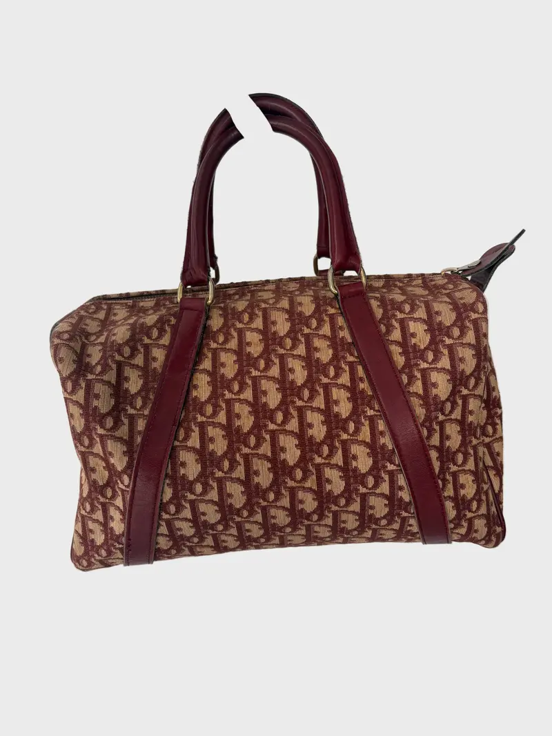Christian Dior trotter 30 burdeos vintage