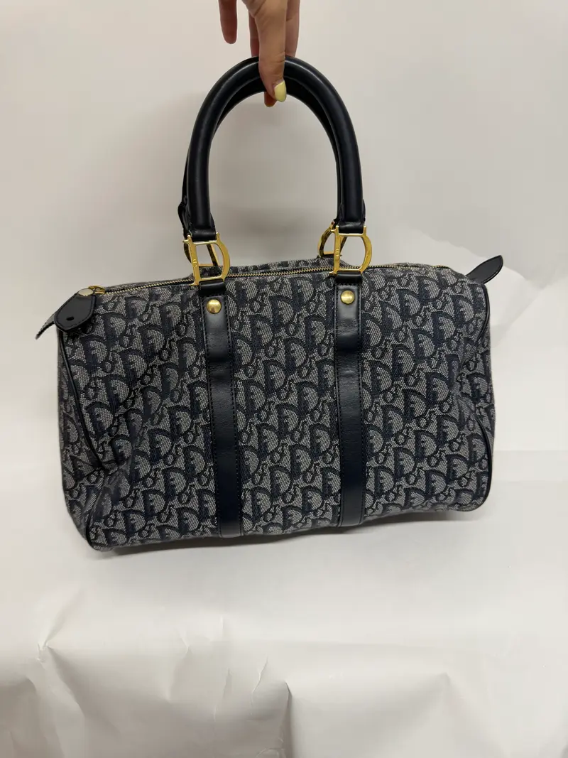 Christian Dior Trotter Boston 35 Navy