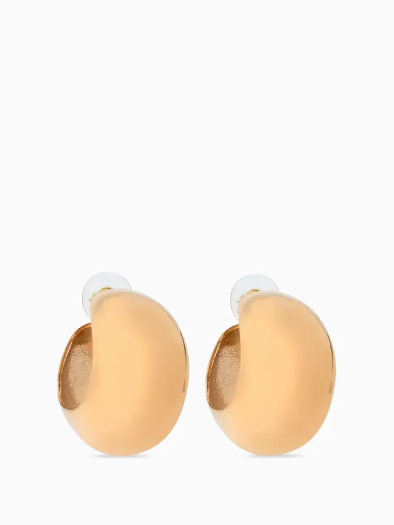 Chunky hoop earrings