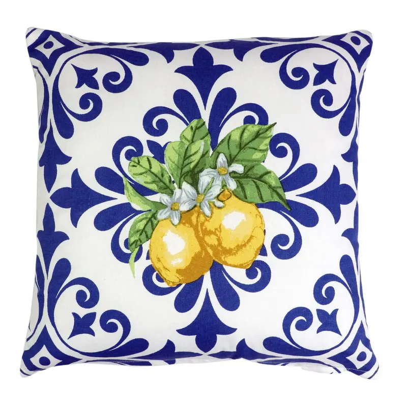 COJIN LIMONES CON RELLENO 45X45CM