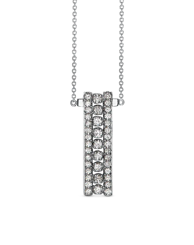 Colgante Aimi diamantes, oro blanco