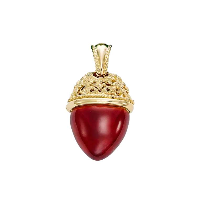 Colgante Bellota Albayzin esmalte, oro