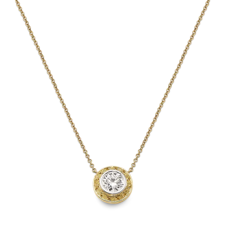 Colgante Bouquet diamante, oro