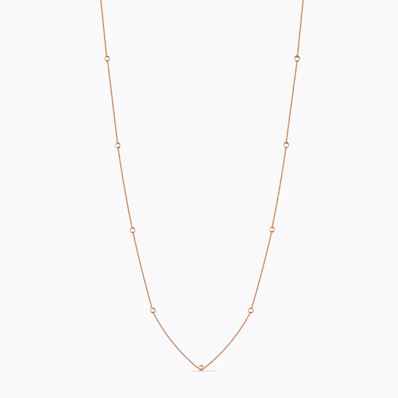 Colgante de oro rosa de 18K
