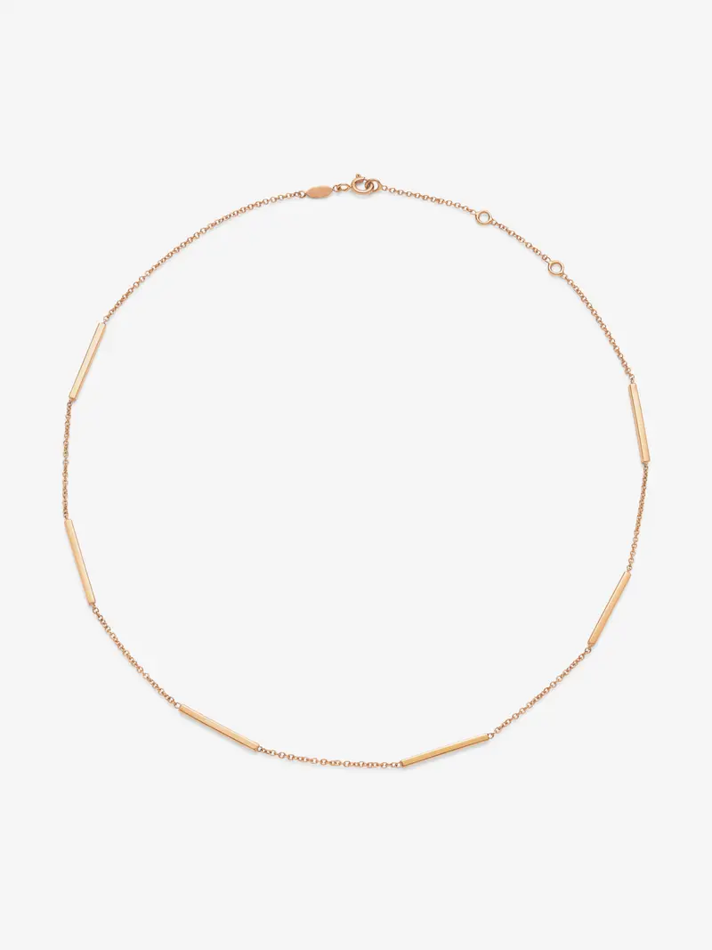 Colgante de oro rosa de 18K