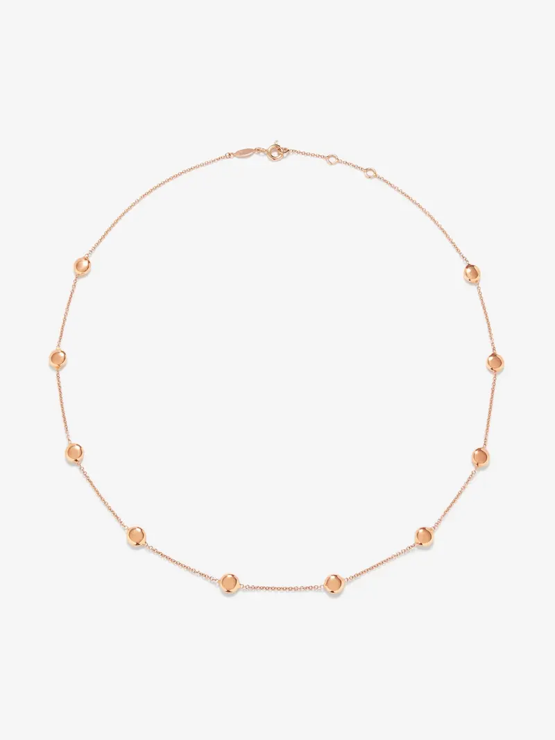 Colgante de oro rosa de 18K