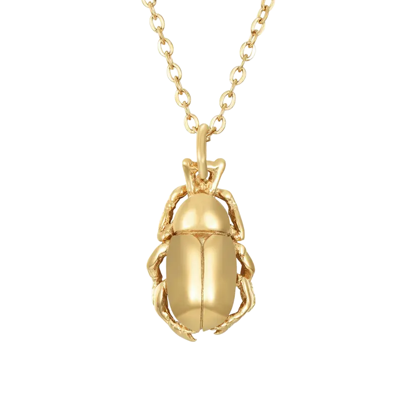 Colgante Escarabajo waterproof oro