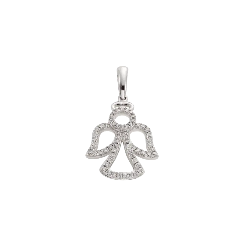 Colgante Happy Angel oro blanco y diamantes