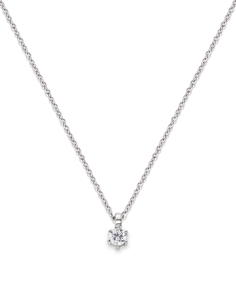 Colgante Kaia diamantes 0,10 ct, oro blanco