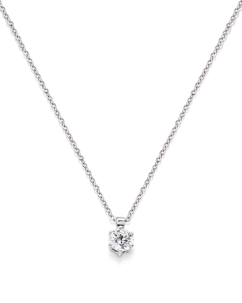 Colgante Kaia diamantes 0,30 ct, oro blanco