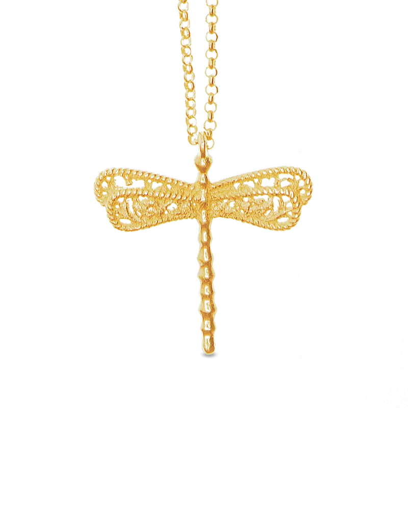 Colgante Libelula, oro