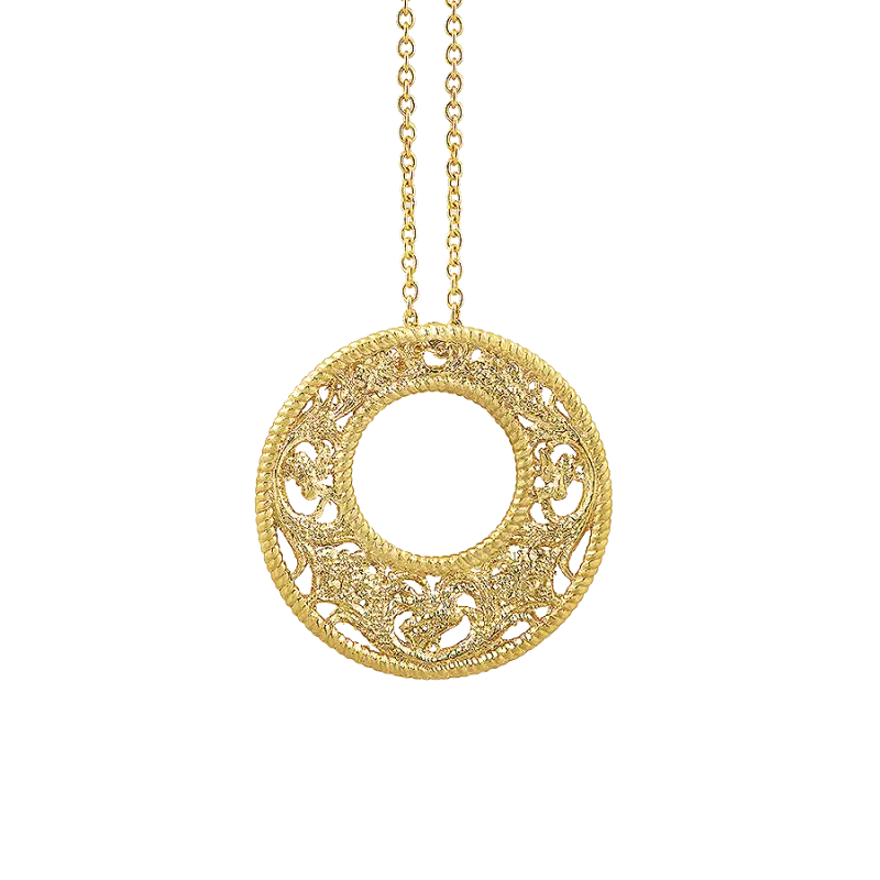 Colgante Mexuar con cadena, oro