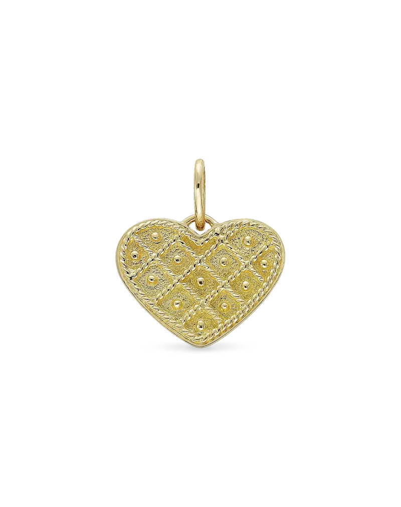 Colgante Tambor Corazón oro