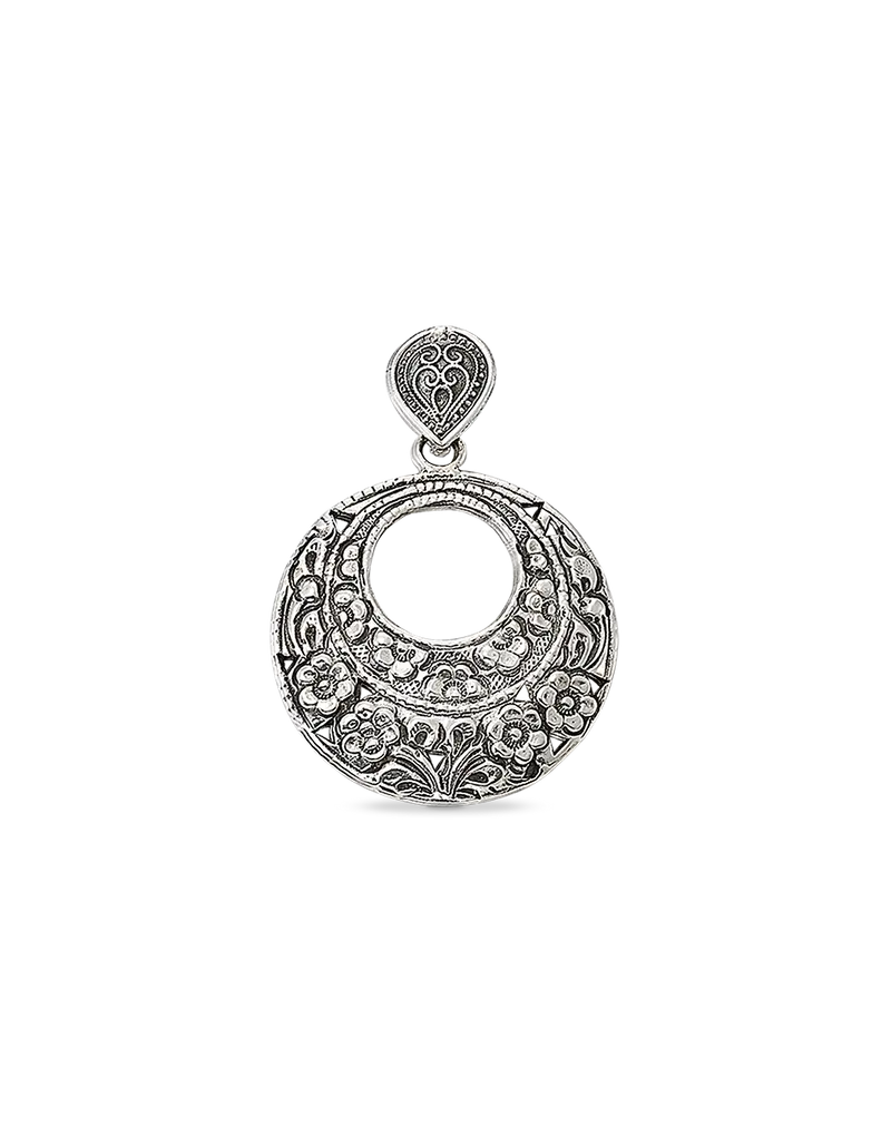 Colgante Traviata Disco, plata