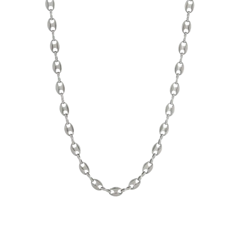 Collar Calabrote 5 mm plata de ley