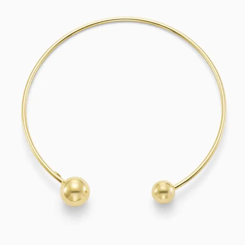 Collar Calder, plata dorada