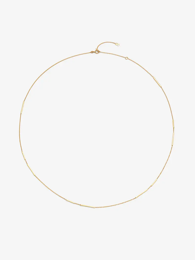 Collar de oro amarillo de 18K