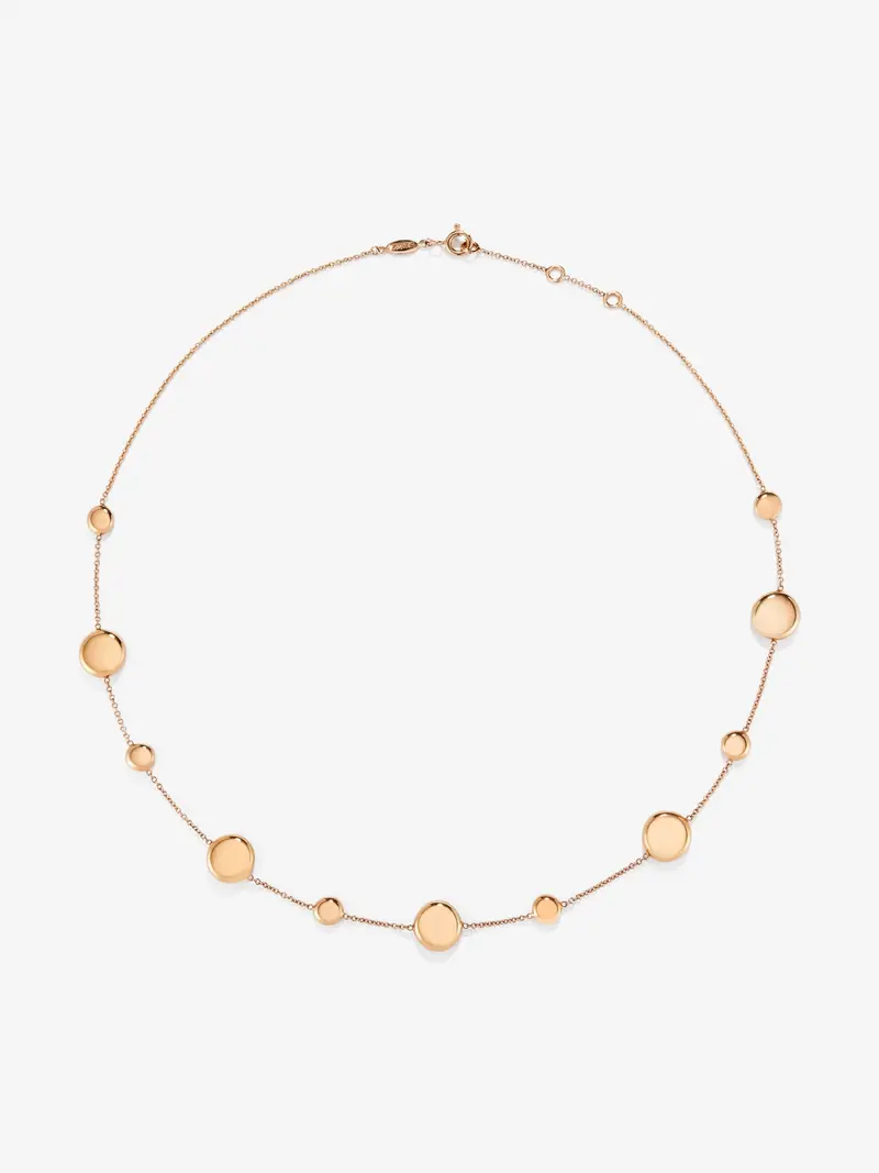 Collar de oro rosa de 18K