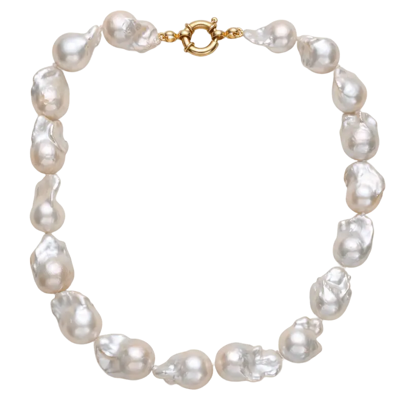 Collar de perlas barrocas 15-17 mm AAA