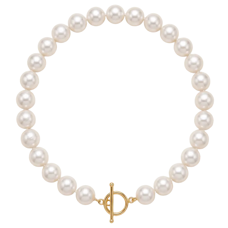 Collar de perlas redondas 13-14 mm AAA Audrey