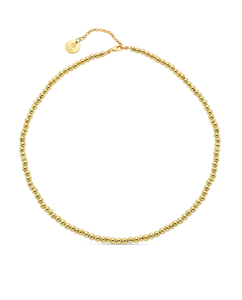 Collar Denia, plata dorada