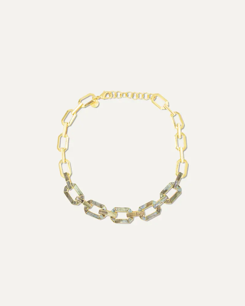 Collar Devendra Dorado Labradorita