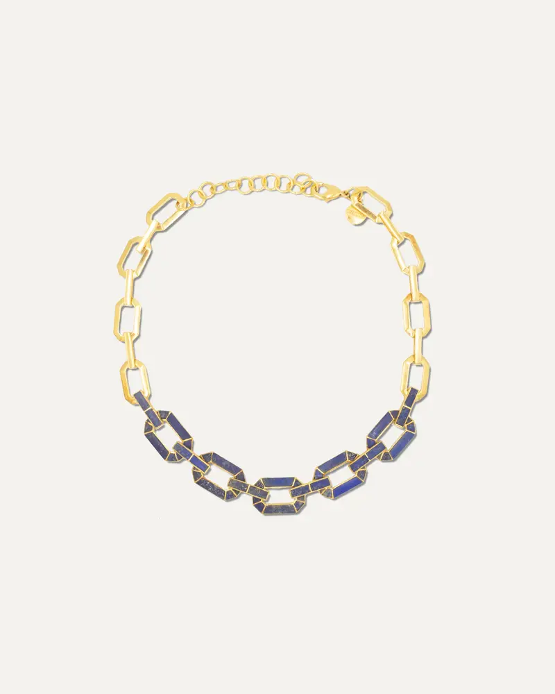Collar Devendra Dorado Lapislazuli