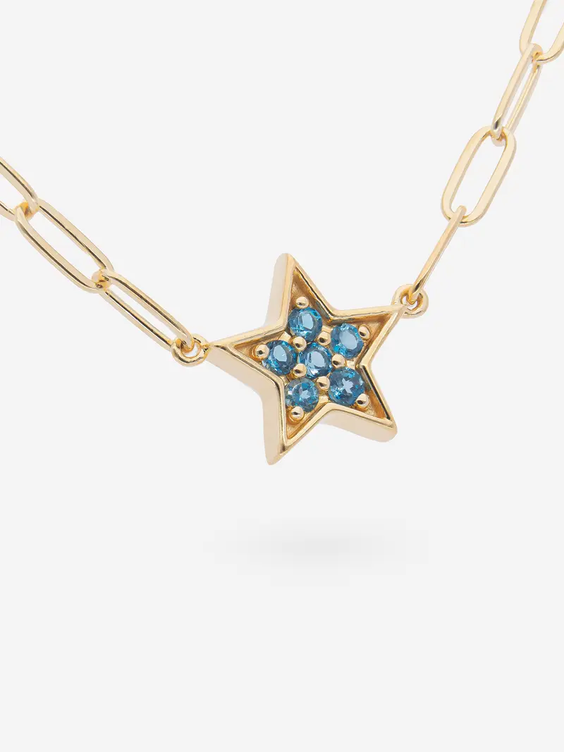 Collar Estrella Azul