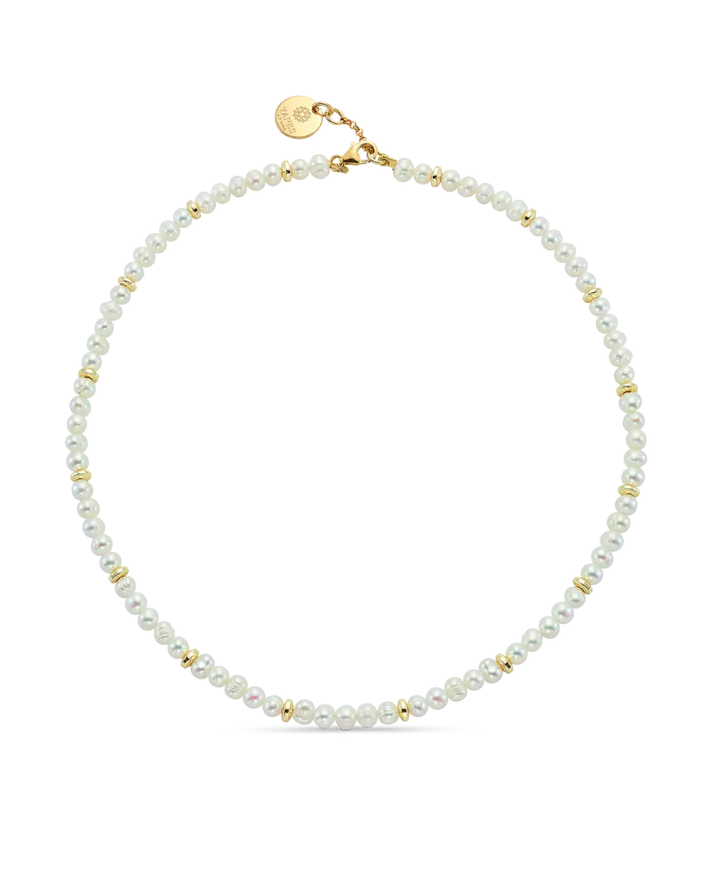 Collar Jávea, plata dorada