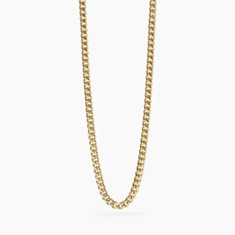 Collar Kidult dorado con cadena barbada 851083