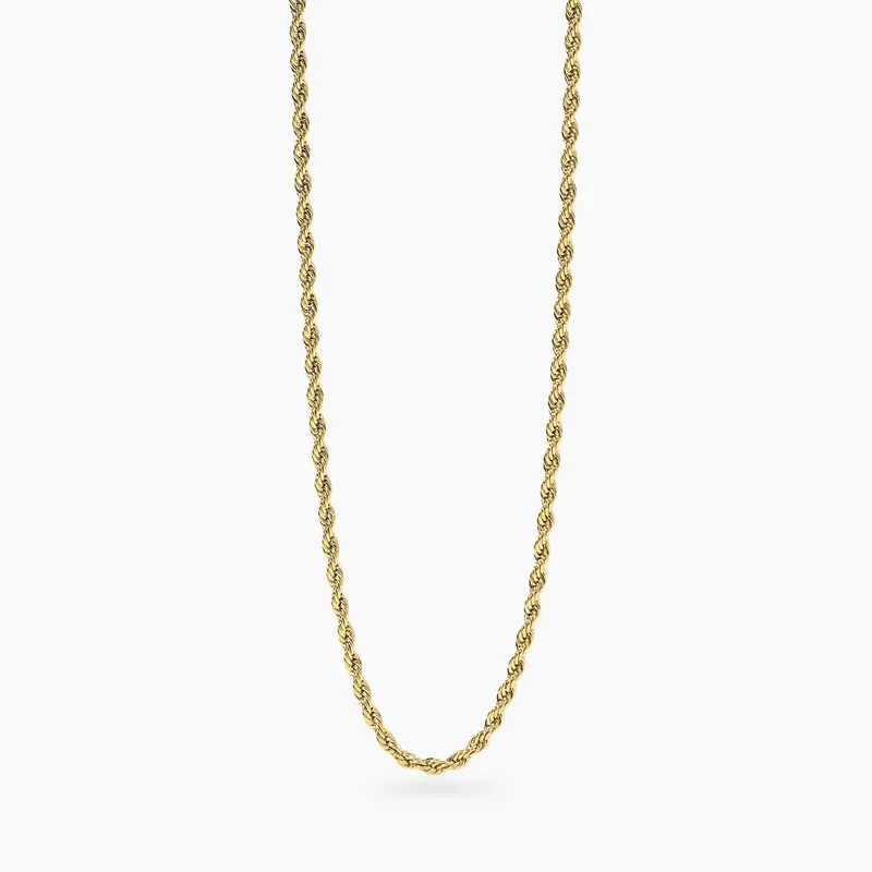 Collar Kidult dorado con cadena cuerda 851088