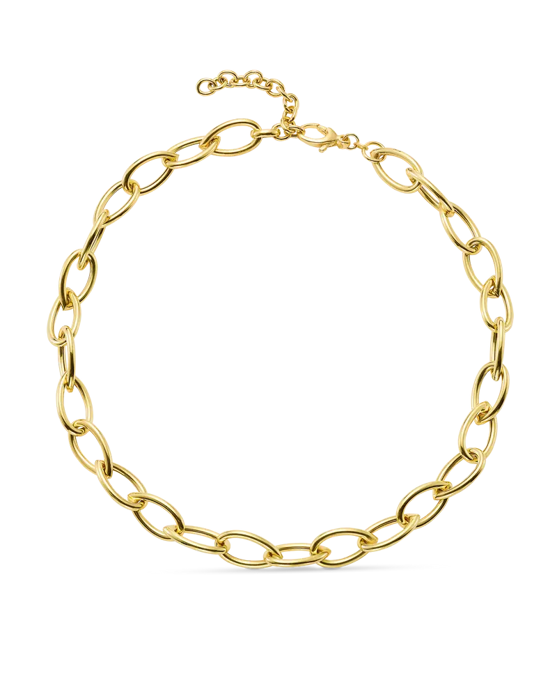 Collar Kuray, plata dorada