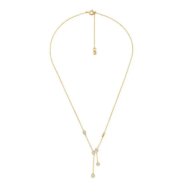 Collar Michael Kors Premium Brilliance Plata 925 Chapado en Oro MKC1769710
