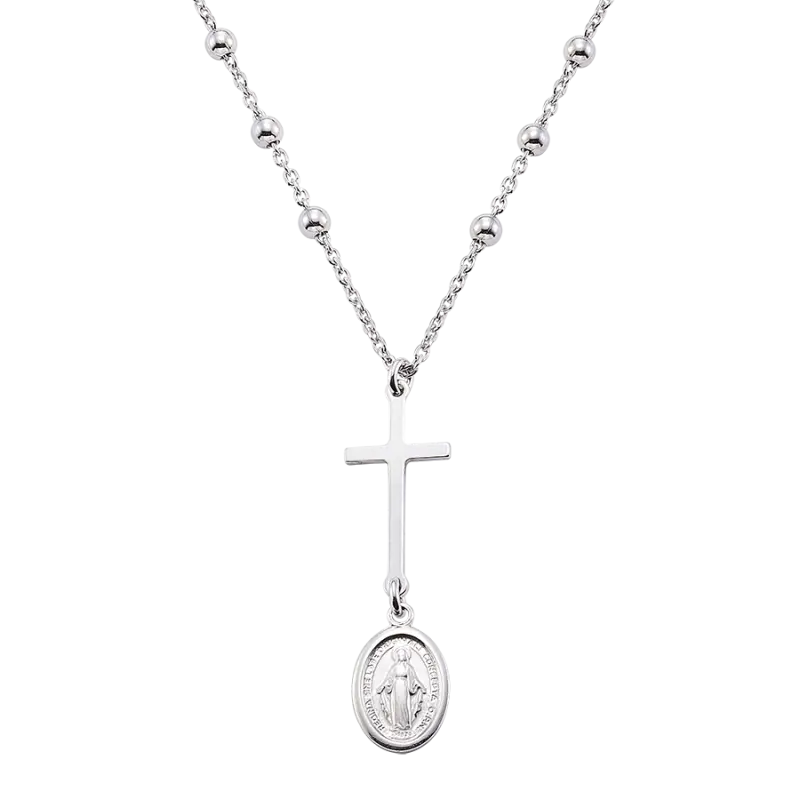 Collar Misterio rosario, plata