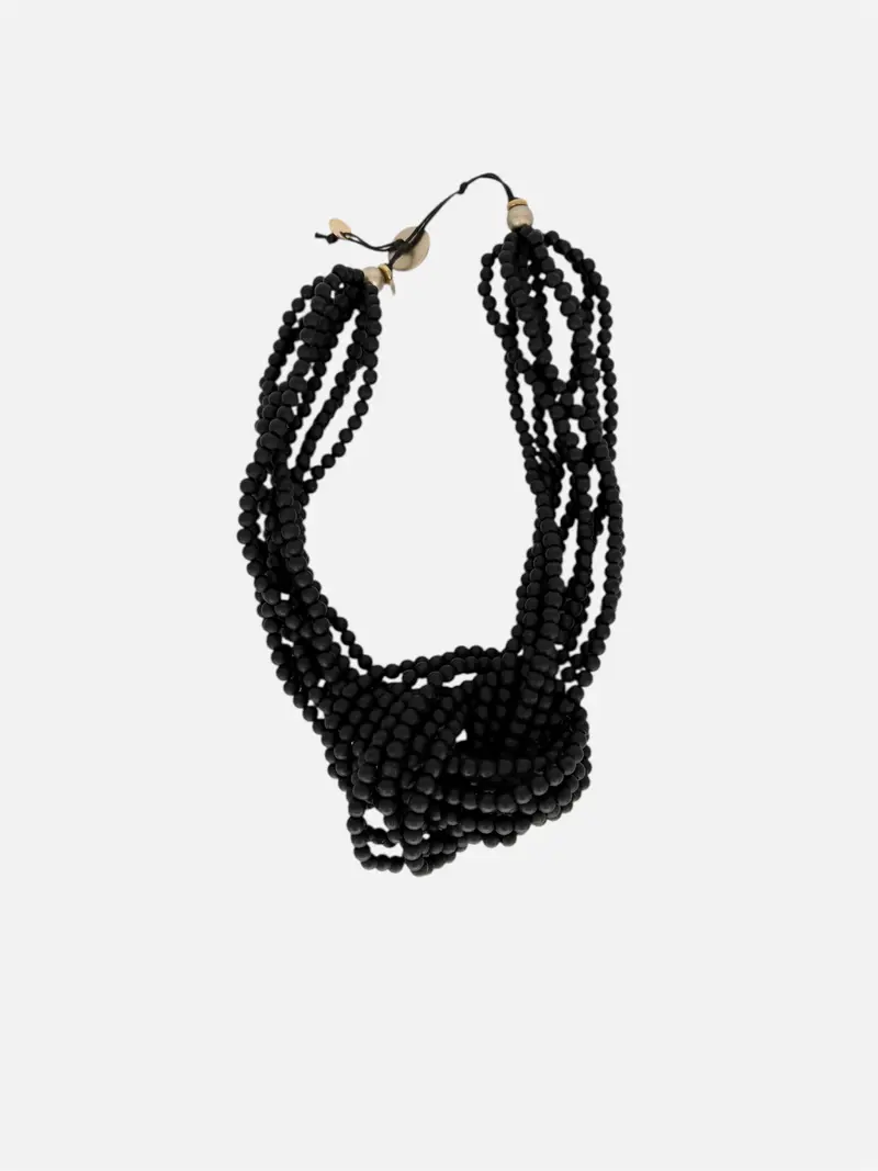 Collar Nudo Negro