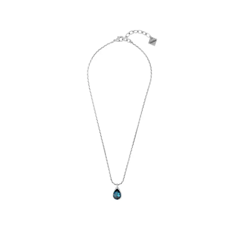 Collar plata S925 denim ignite cristal Swarovski - Vidda jewelry - mbyou